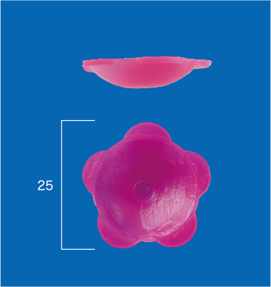 ワサビ皿ピンク