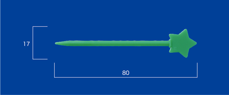 星型ピックス#80グリーン