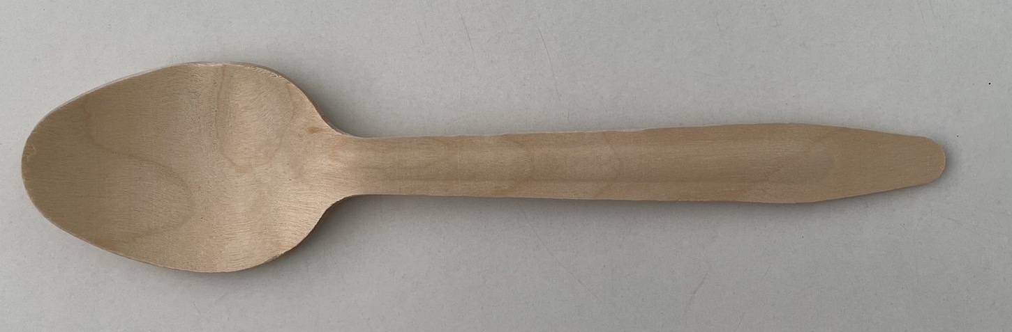 木製スプーン160(筋付)