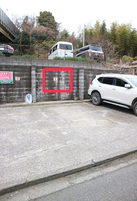 3.4番が当院の駐車場です