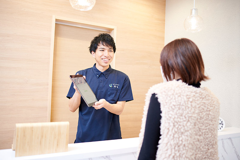 施術の流れ_受付