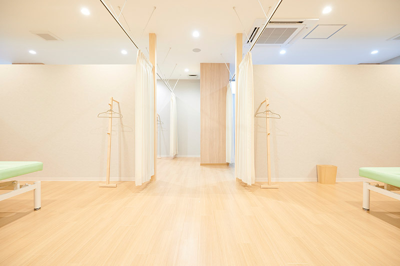 施術ブース全体