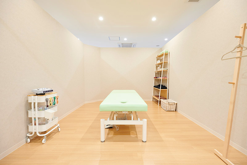 施術ブース内