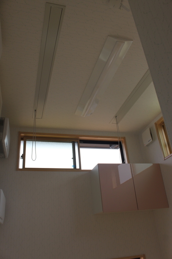 洗面所にはホシ姫様を設置