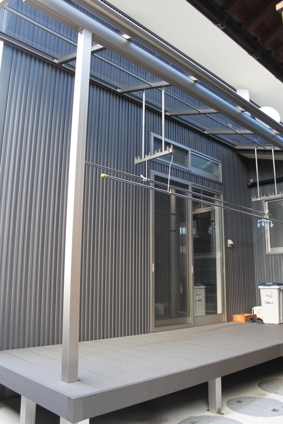 YKK屋根付きテラス