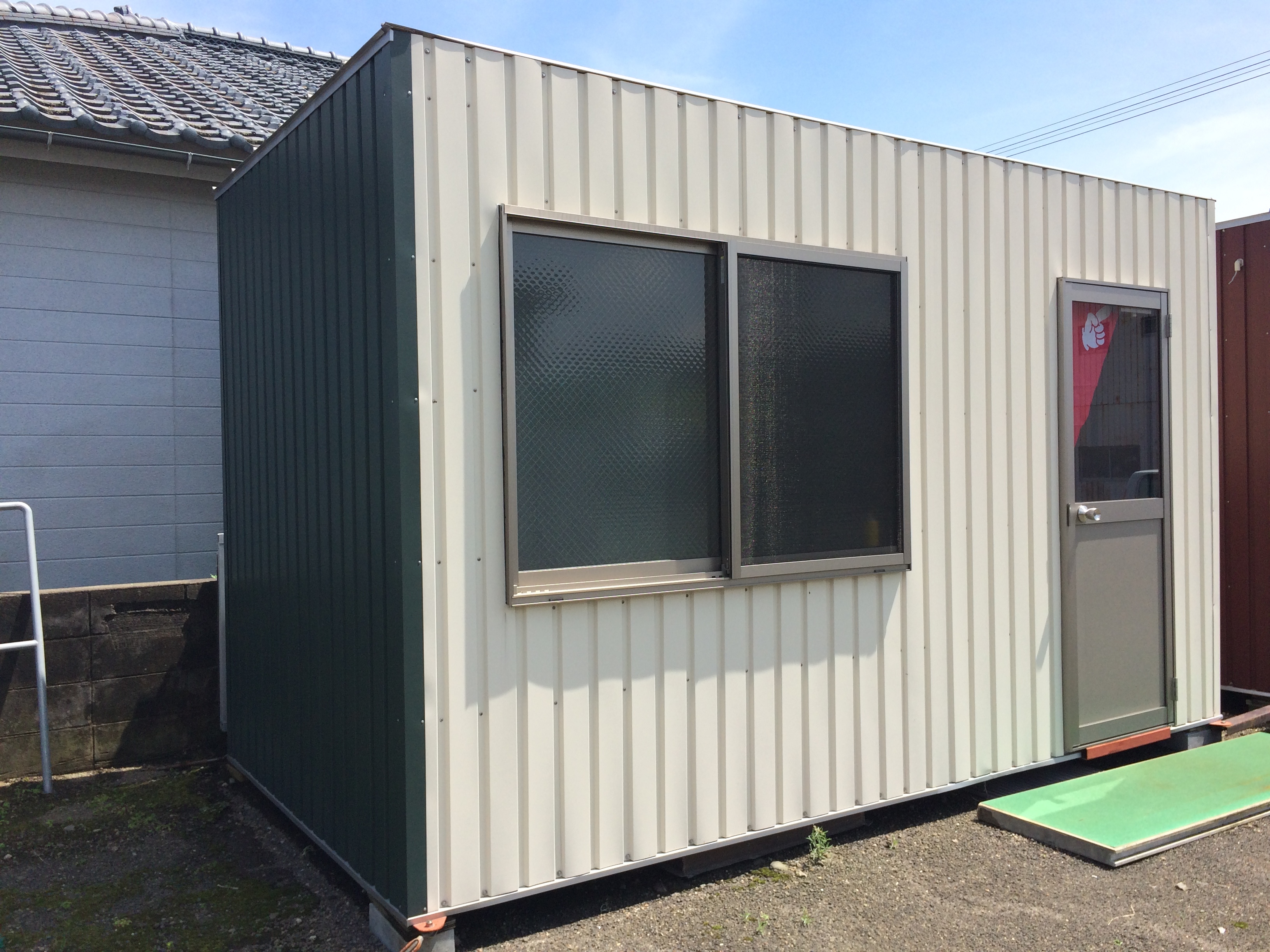 24ハウス 3坪 クリーム&グリーン