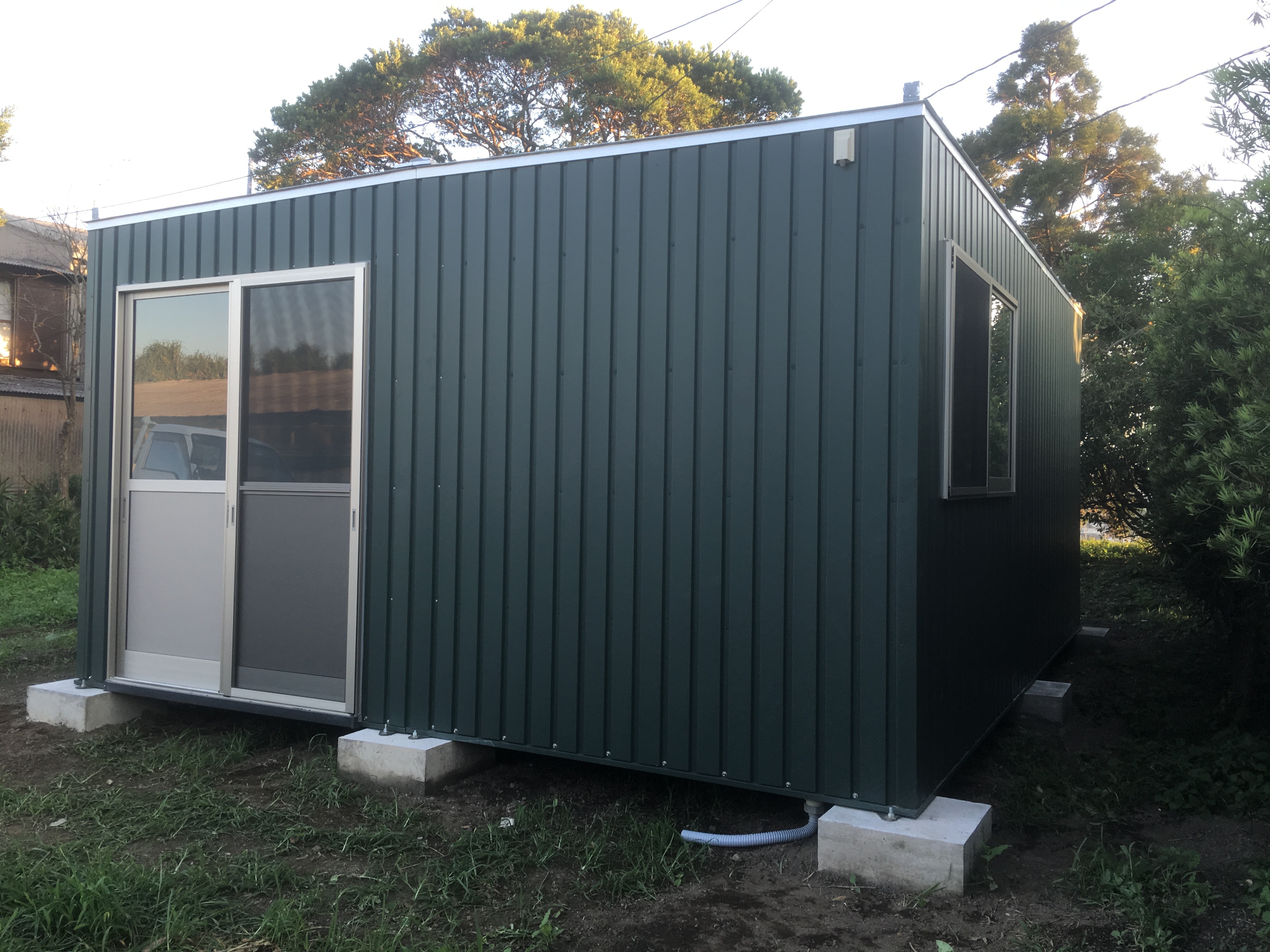 24ハウス 8坪 モスグリーン