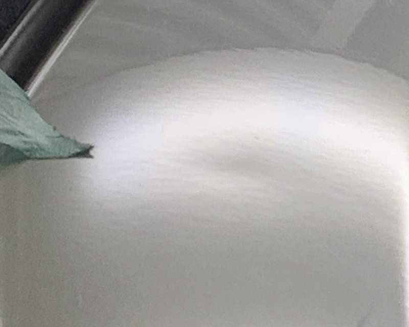 デントリペア右ルーフピラー|before