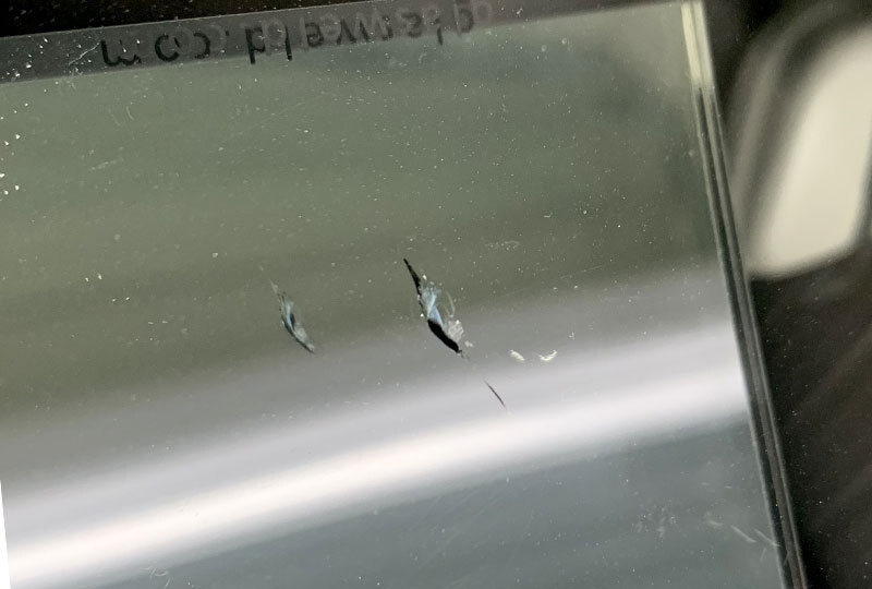 ガラスリペアbefore