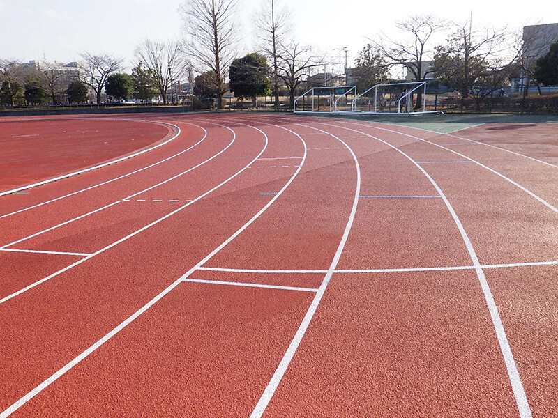 鴻巣市立陸上競技場 第3種公認継続改修工事②