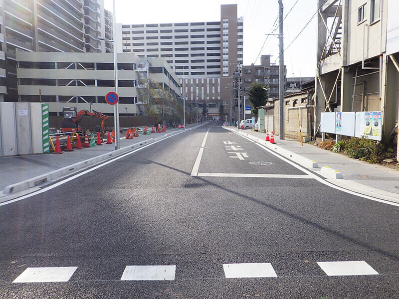 鴻巣駅東口駅通り地区第一種市街地再開発事業街路築造工事②