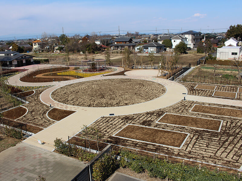 鴻巣市花と音楽の館かわさと「花久の里」整備工事③