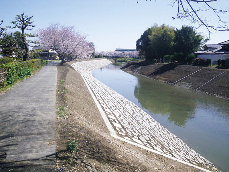 総簡加)河川改修工事(護岸工安養寺工区)①