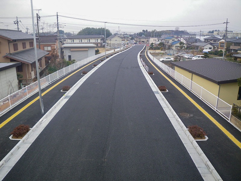都市計画道路3・4・6三谷橋大間線街路築造(5工区)工事②