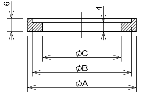 USヘルールパッキンL型