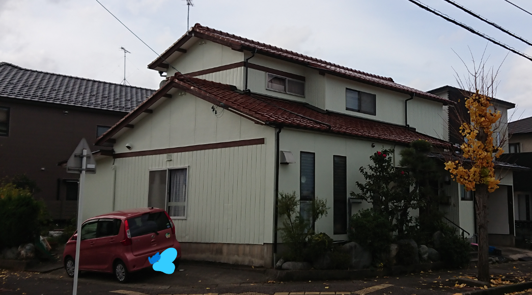 石川県金沢市屋根シリコン、外壁遮熱フッ素塗装