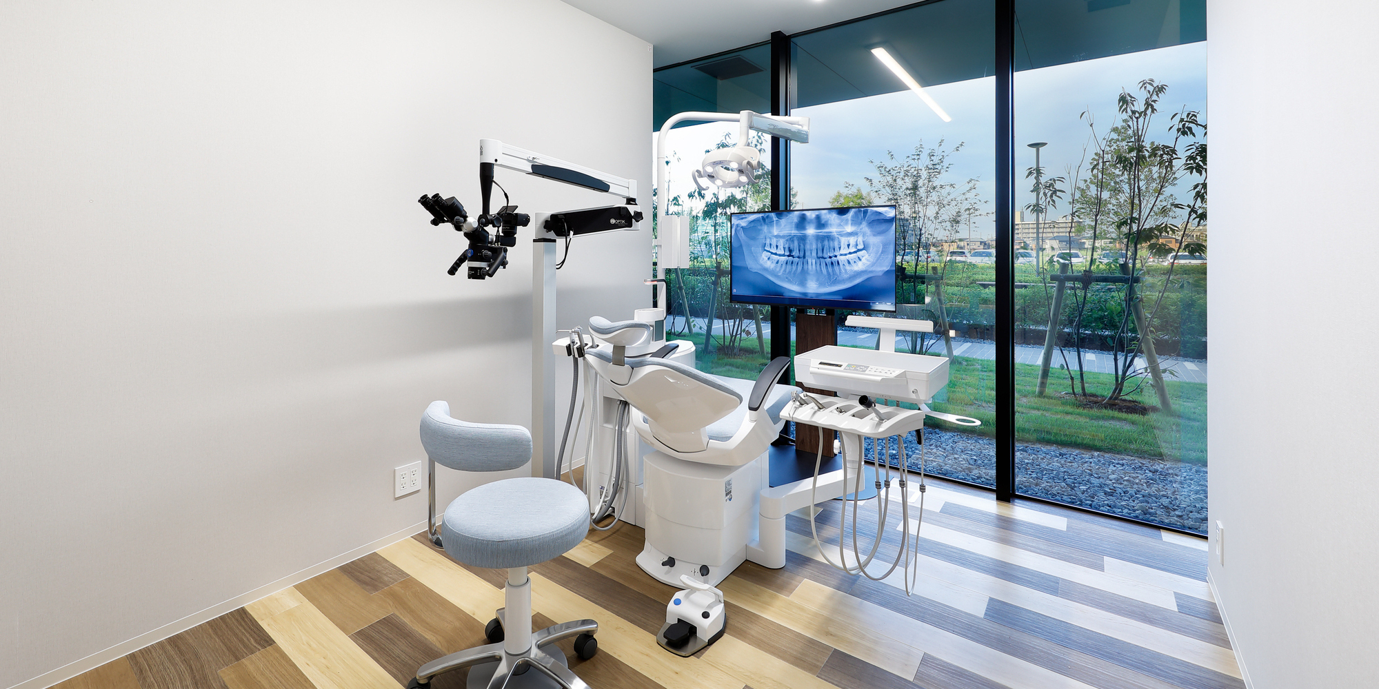 完全個室の診療室