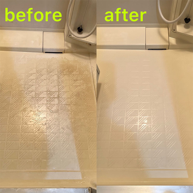 浴室床1|ハウスクリーニング施工事例