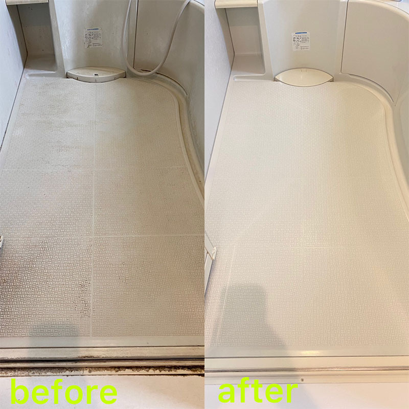 浴室床2|ハウスクリーニング施工事例