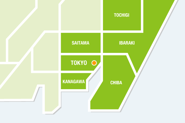 対応エリアマップ