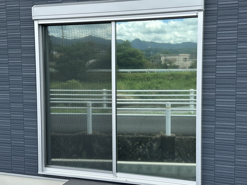 鹿児島市清和 A様邸 ミラー系遮熱フィルム施工