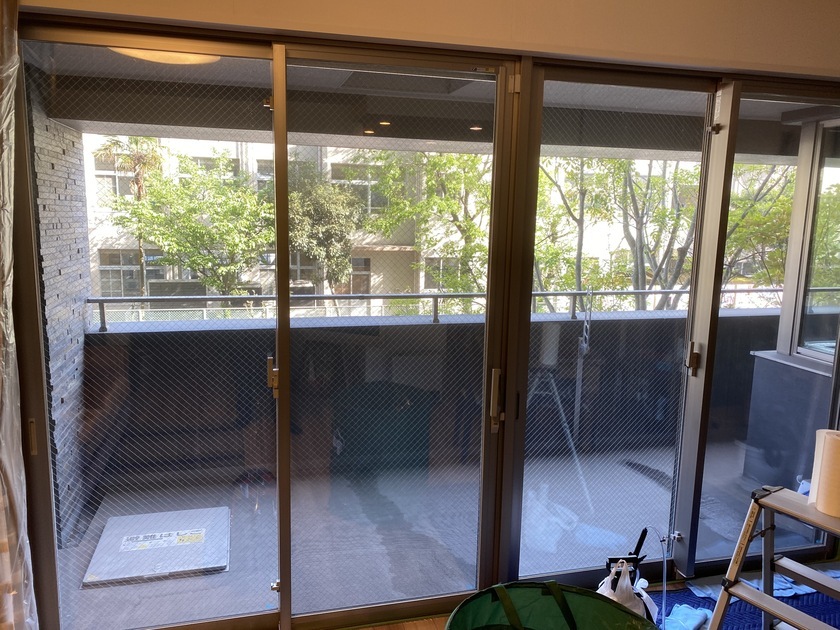 鹿児島市照国町マンション Y様邸 高領域UVカットフィルム施工