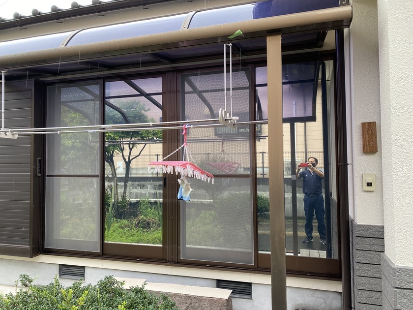 南さつま市坊津町 K様邸 ミラー系遮熱フィルム施工