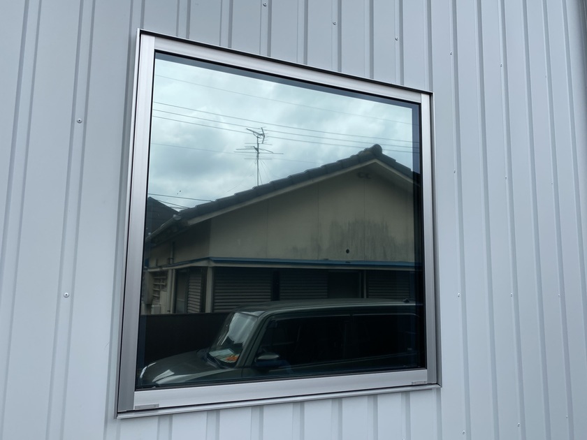 鹿児島市紫原 T様邸 ミラー系遮熱フィルム施工