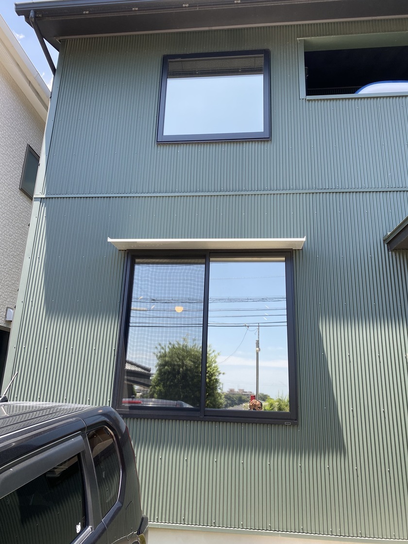 鹿児島市紫原 F様邸 シルバースモークフィルム施工