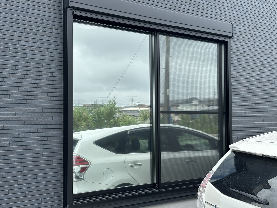 鹿児島市魚見 T様邸 ミラー系遮熱フィルム施工
