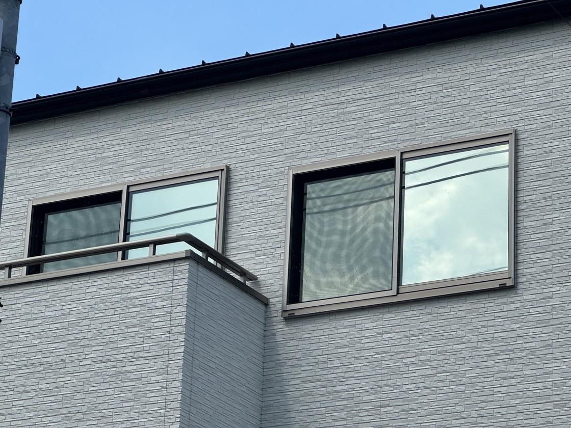 鹿児島市清和 S様邸 ミラー系遮熱フィルム施工