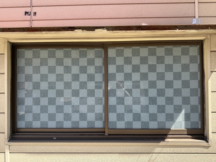 鹿児島市荒田 T様邸 デザイン目隠しフィルム施工