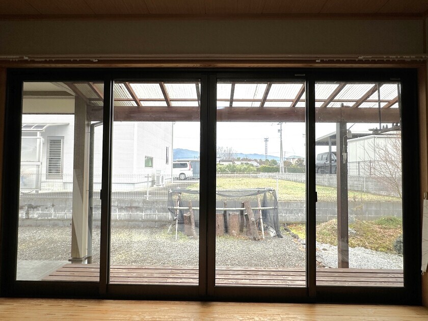 出水市西出水町 N様邸 高領域UVカットフィルム施工