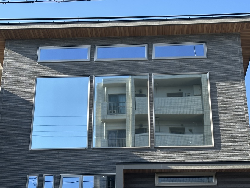 鹿児島市天保山 N様邸 ミラー系遮熱フィルム施工