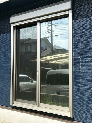 鹿児島市伊敷台 G様邸 ミラー系遮熱フィルム施工