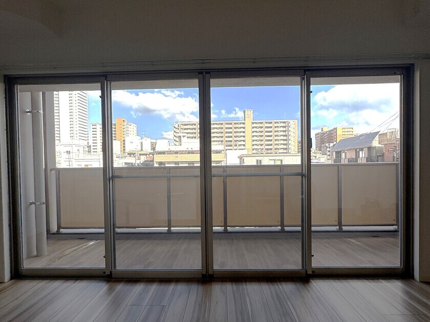 鹿児島市武1丁目新築マンション K様邸 透明系遮熱フィルム施工