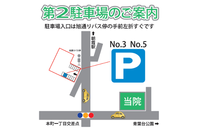第2駐車場案内図