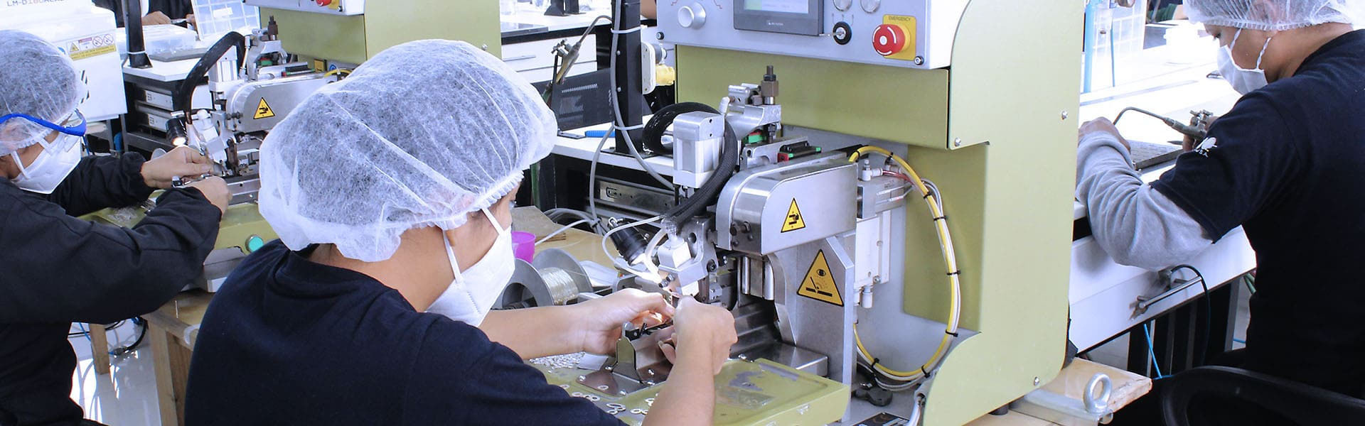 アクセサリー製造現場