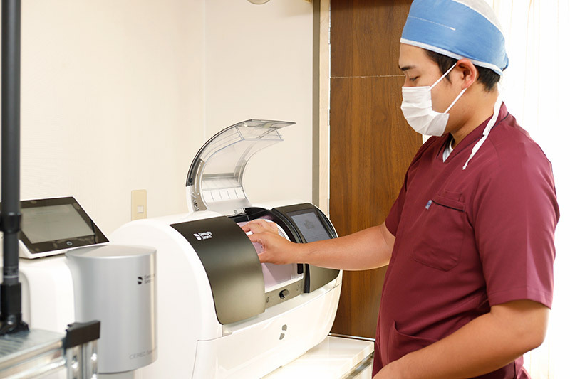 P5ブロックを機械にセット