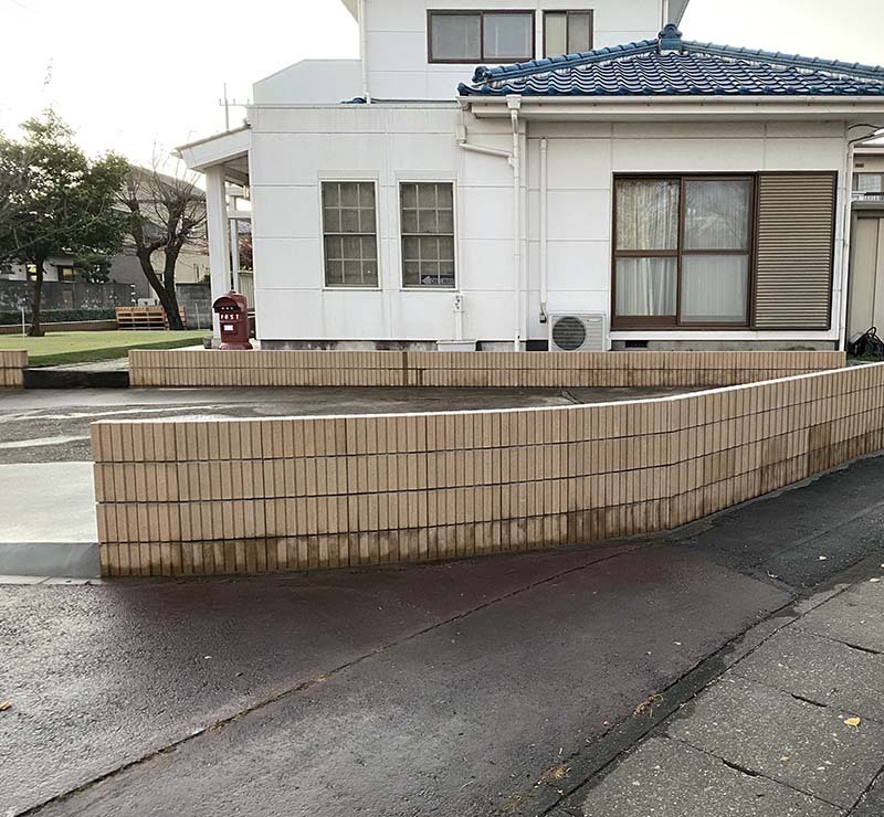 施工実績|ブロック積み工事|群馬県太田市2