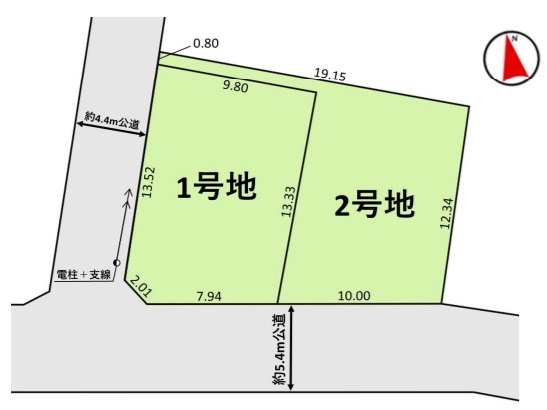 小倉町売地1790万区画図