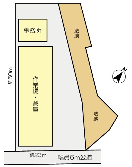 八街売倉庫4680万区画図