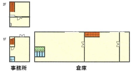 八街売倉庫平面図
