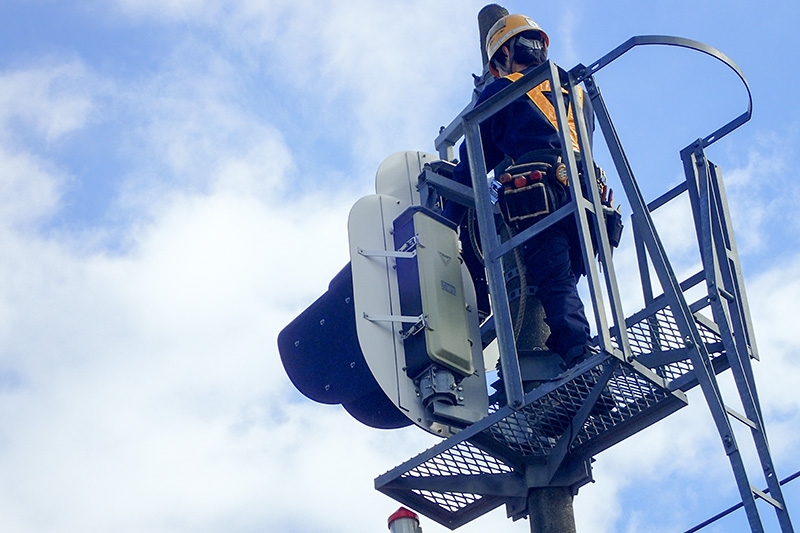 在来線 信号機検査