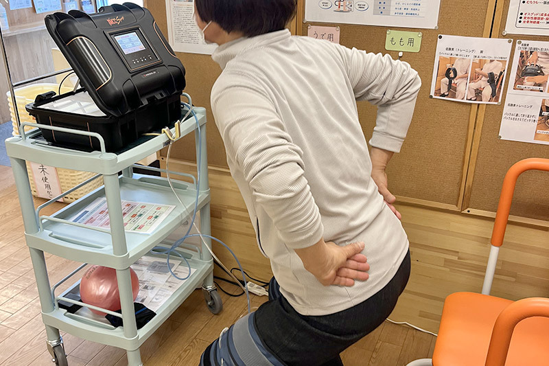 低酸素70代女性