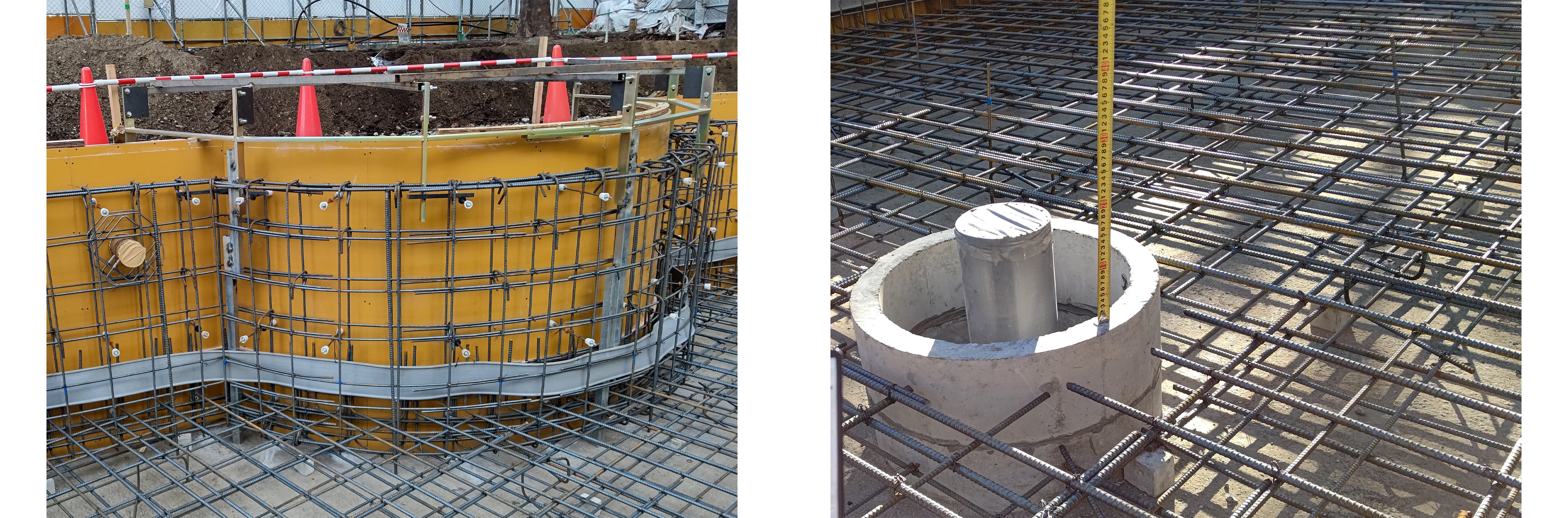 07.鯉池配筋状況