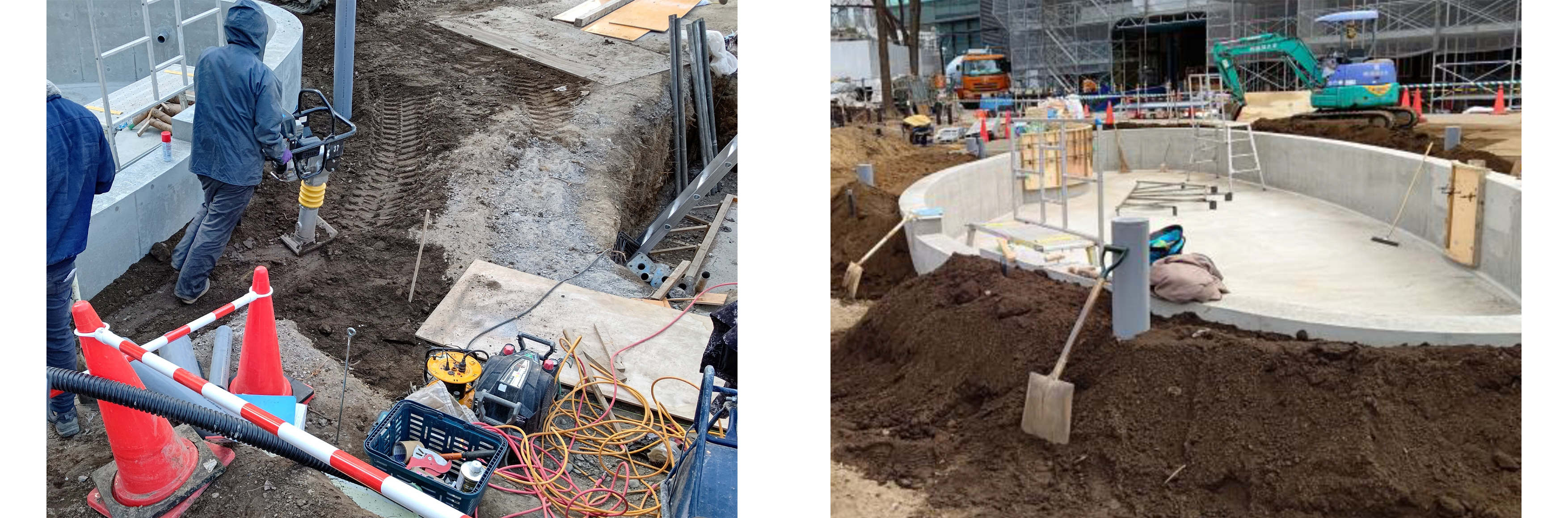 013.鯉池周囲埋め戻し状況