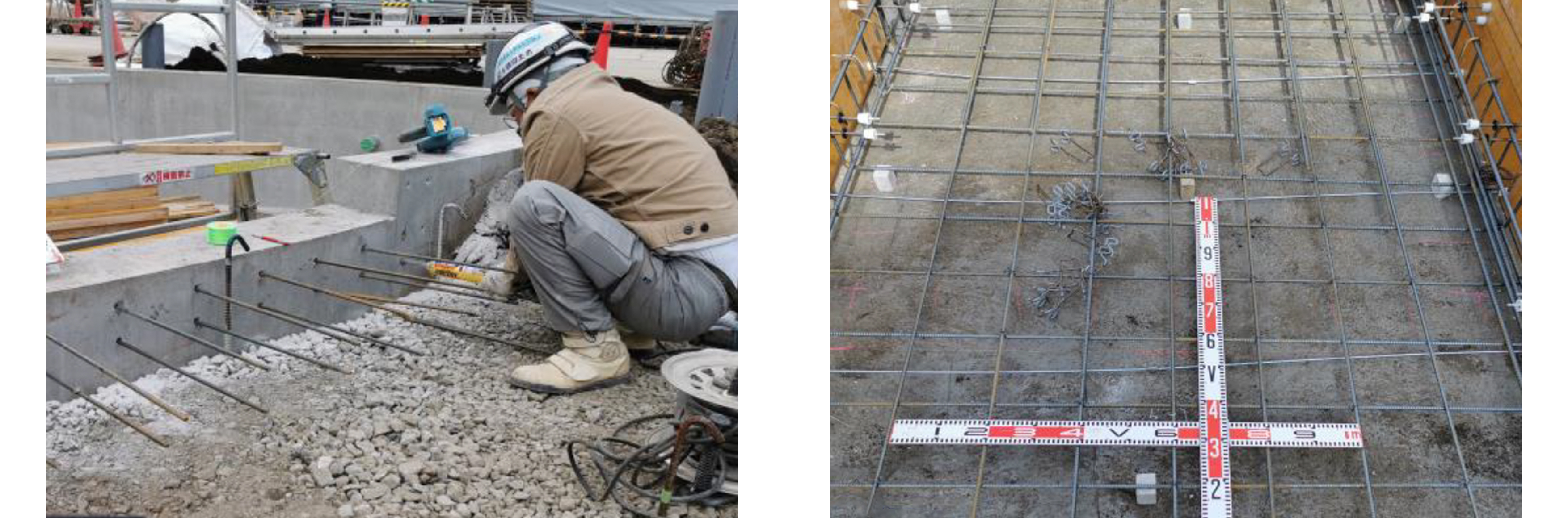 020.滝流れ配筋状況