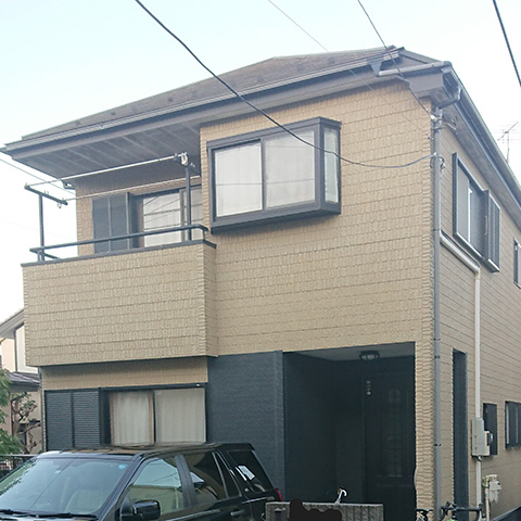 U様邸サイディング交換工事before