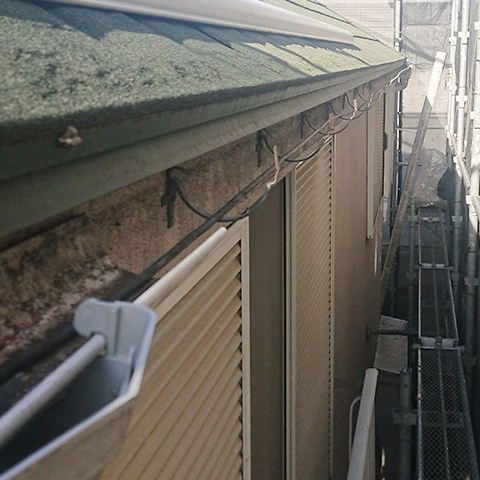 T様邸雨樋部分交換工事before